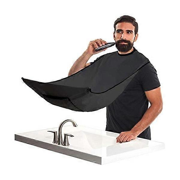Black, Apron for Shaving & Beard - Collects Beard