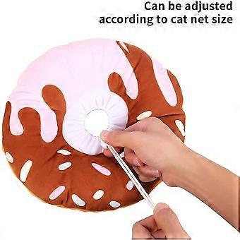 Collerette Gonflable Pour Chat Anti Lchage Collier Rcupration Chat Petit Chien Confortable Collerette De Protection Donut Mignon (s)