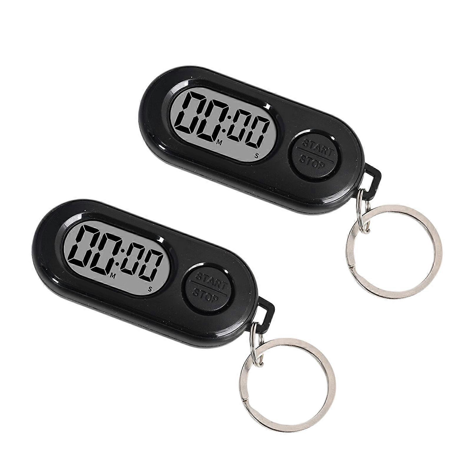 Mini Keychain Timer Alarm Device With Loud Buzzer And begin For Cooking Workout Study Multicolor