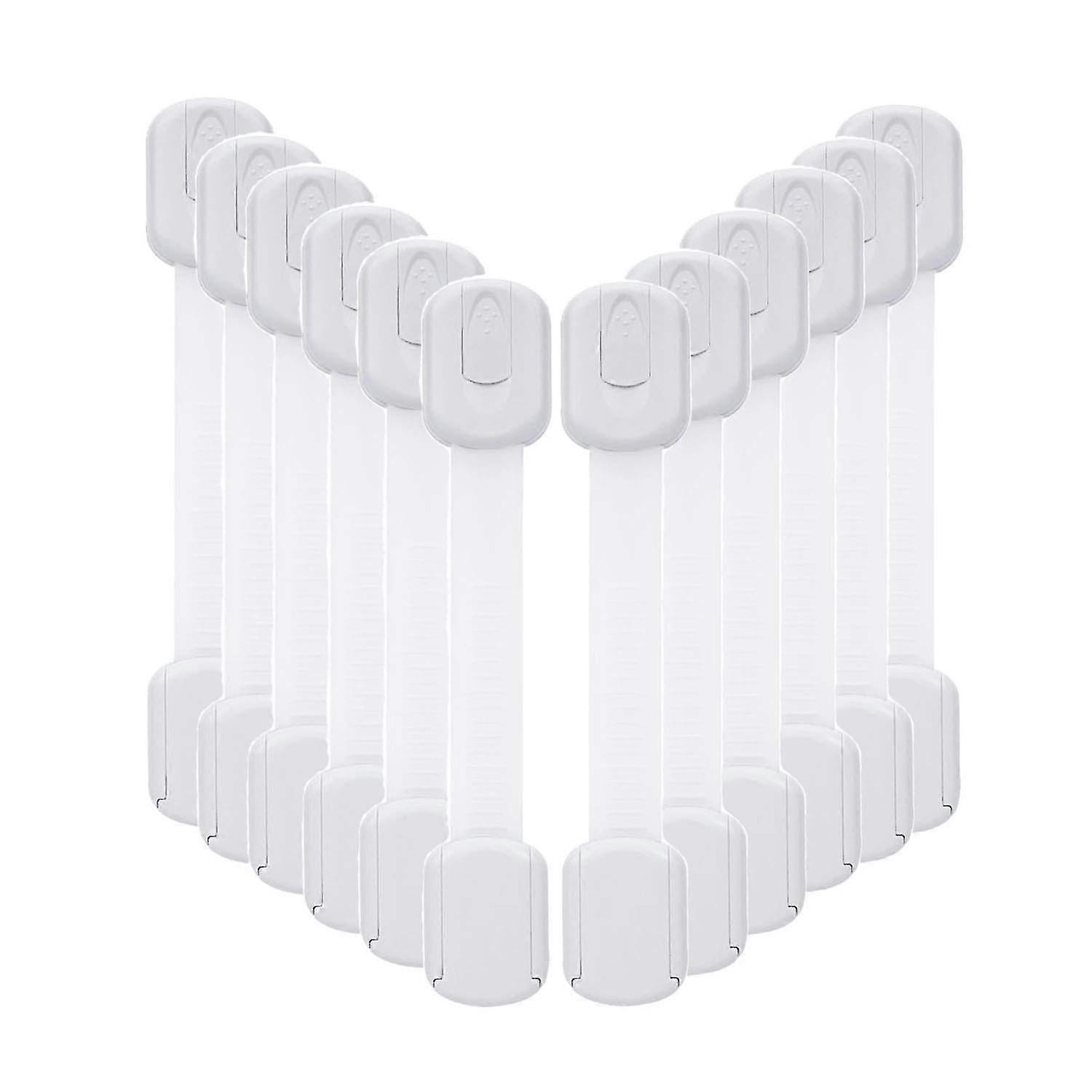 12 Pack Babyproof Cabinets With Locks - Safeguard Kit