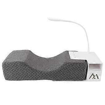 Eyelash Extension Memory Foam Pillow with Shelf Organizer Stand Lighting Ergonomic Lash Extension Grafting Pillow-cr