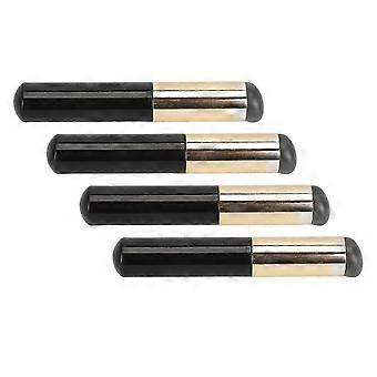 4-teiliges Set: Concealer-Make-up-Pinsel mit rundem Kopf, Mini-Silikon-Lippenbalsampinsel für Zuhause, Büro und Reisen