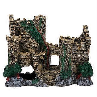 Hars Vintage Western kasteel ornamenten landschap decoratie voor aquarium aquarium aquarium