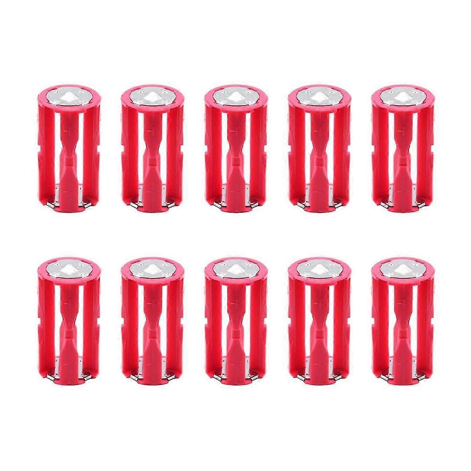 10pcs Parallel Battery Adapter Battery Holders Reusable Rustproof
