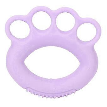 hard Hand Recovery Strengthener Tool Relieve Hand Cramps Prevent Slip 4 Finger Holes Grip Exerciser Purple 50LB intelligence