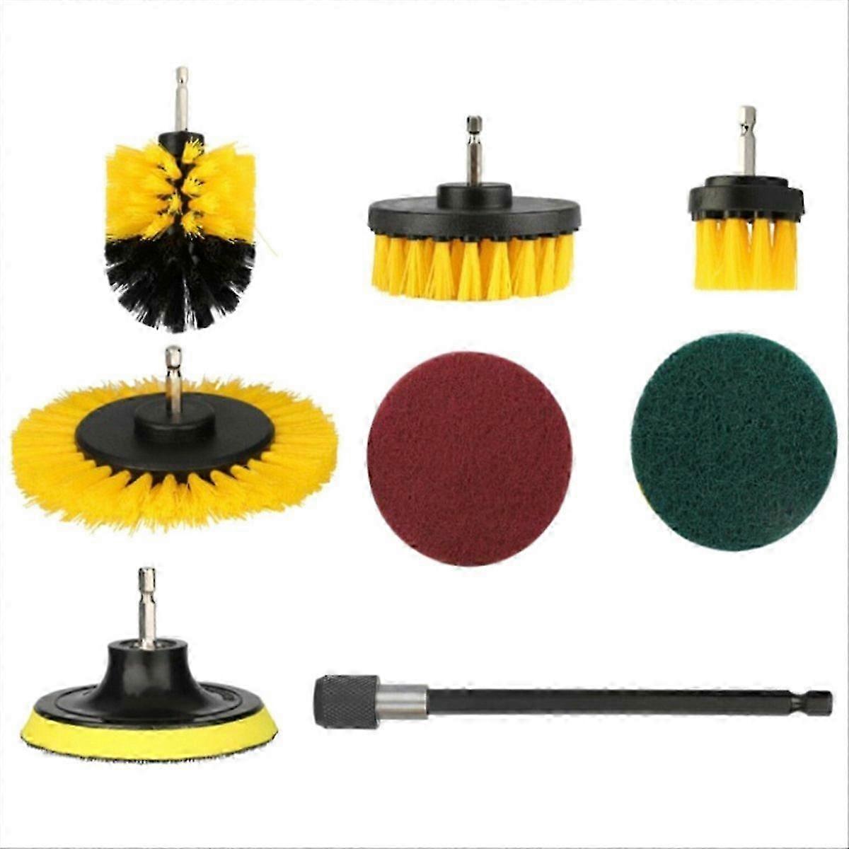 Electric Drill-Brush Kit Power Scrubber Brush