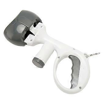 Pet Poop Scooper Tragbarer Leichter Haustier Hund Kot Kiefer Schaufel mit Abfallbeutel für Rasenplatz Outdoor Indoor
