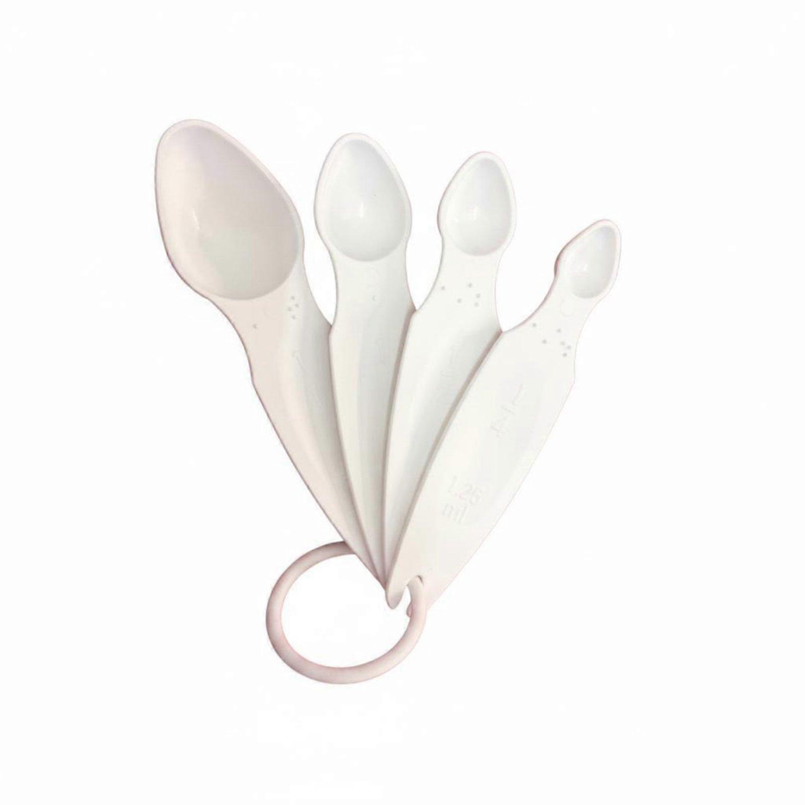 4 Pieces Blind Use Measuring Spoon Set Eco-Friendly Material