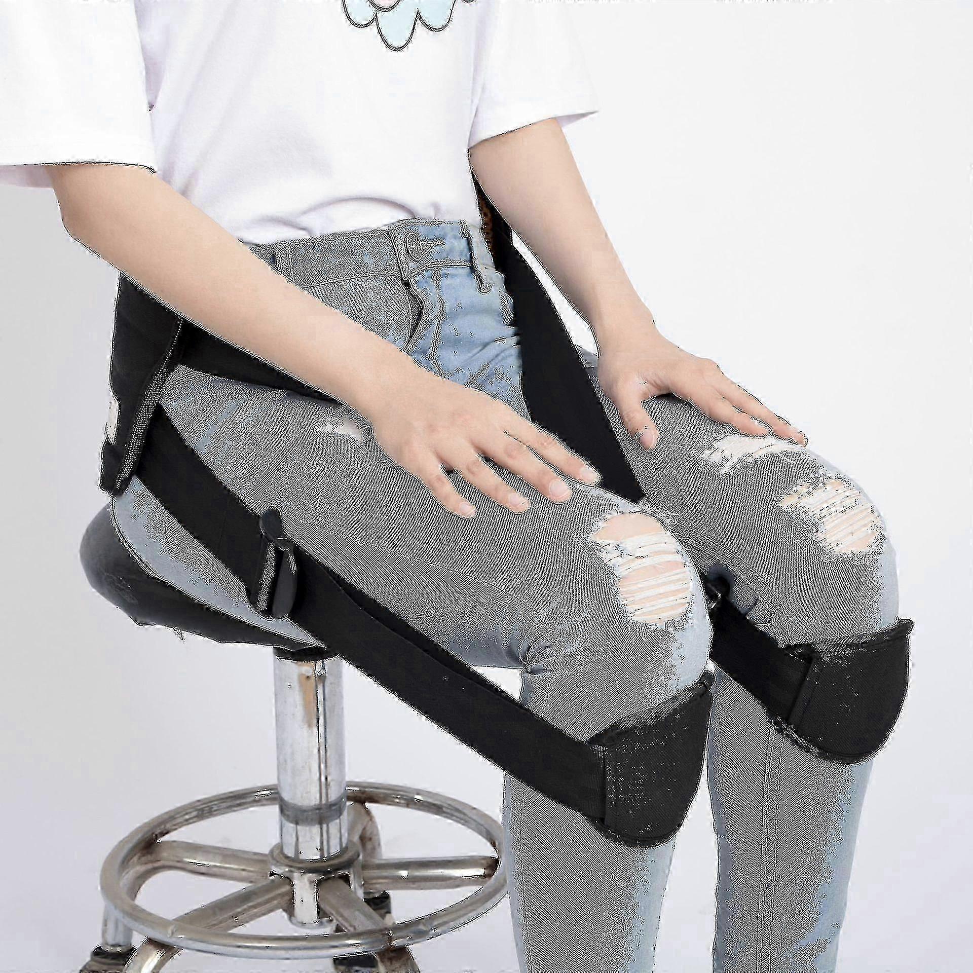Correct Back Posture While Sitting - Lumbar Support, Adjustable Straps