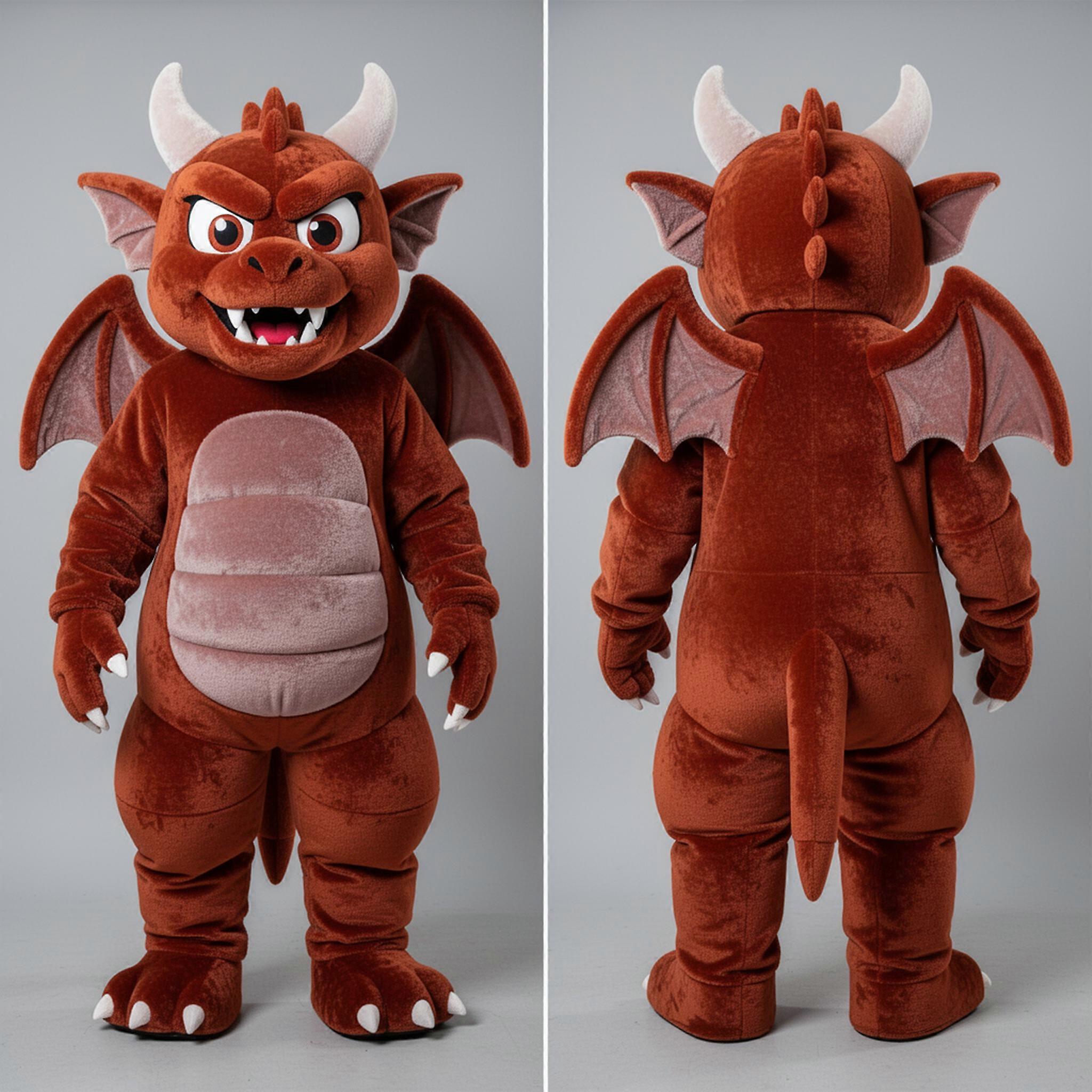 MASTICOT Rust Rounded Gargoyle Mascot