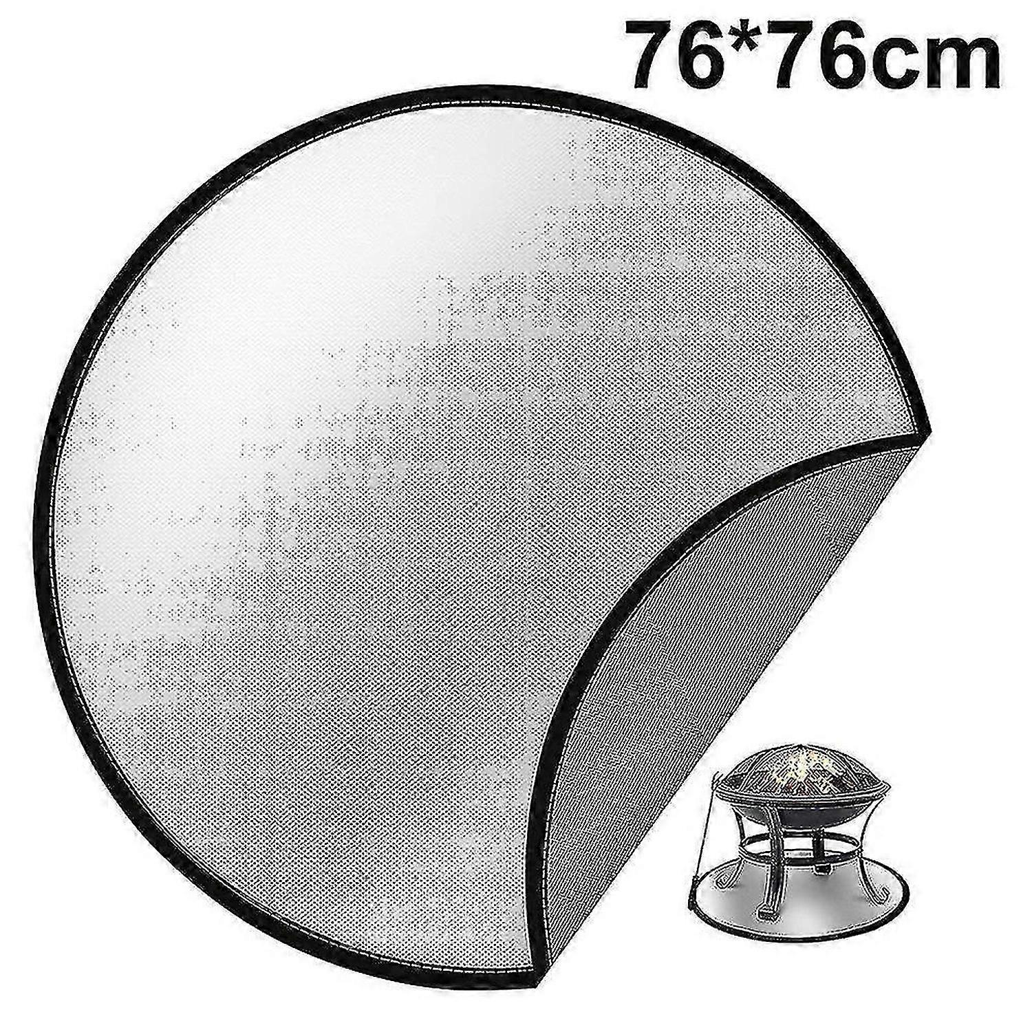 Fire Pit Mat, Round Fireproof Mat For Fireplace,30*30 Inch - RIpj