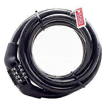 Bike Lock Cable High Security 4 Digit Combination Coiling Bike Lock Heavy Duty Anti Theft Cable Locks for Mountain Bike
