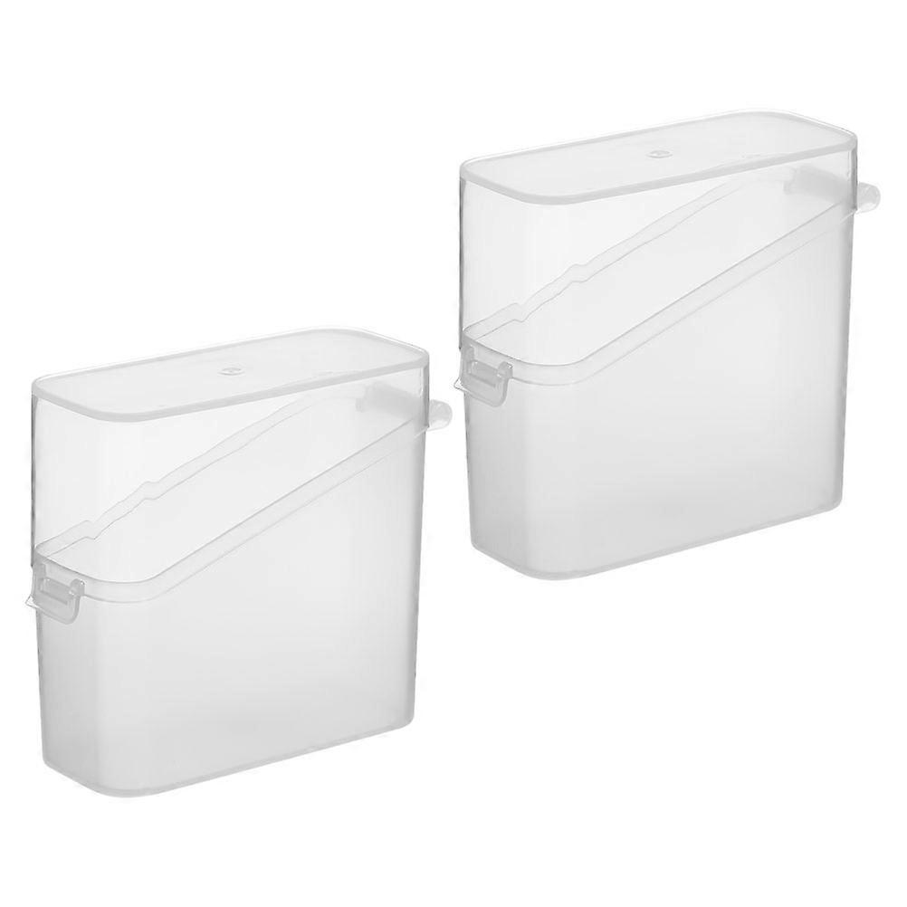 Slice Cheese Container Kitchen Storage Box for Fridge Use 10Pcs