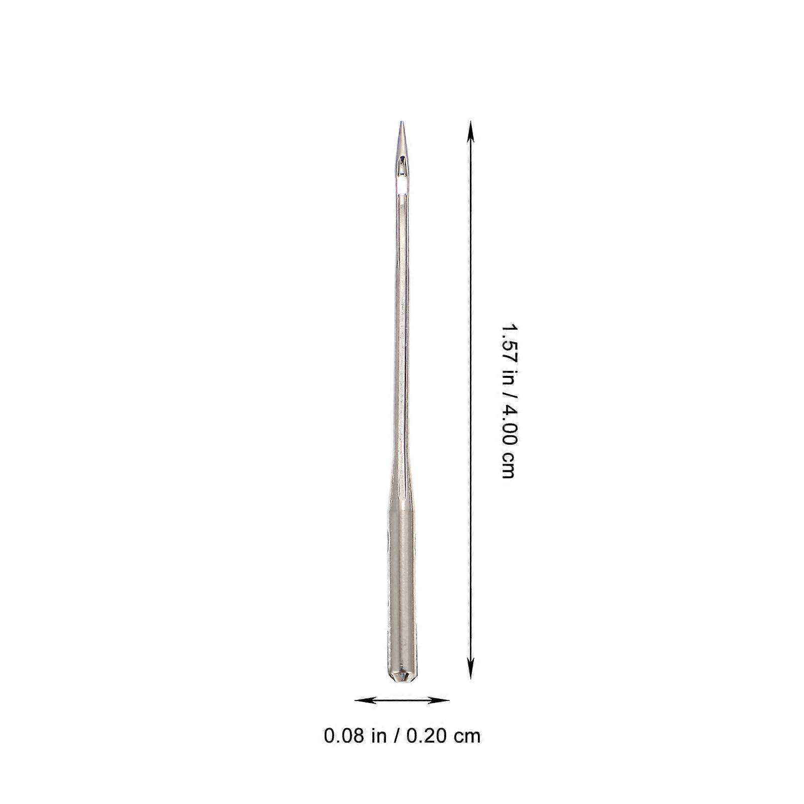 Crafts Stitching Needles Sewing Machine Needles Durable 50Pcs Silver Material
