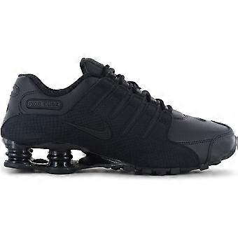 Nike Shox NZ Leather - Men's Sneakers Shoes Black 378341-001