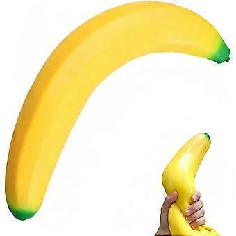 18-calowy gigantyczny bananowy squishy, ​​2026 nowy Jumbo Banana Squishy Squeeze Toy, powoli rosnące miękkie zabawki bananowe Squishys do łagodzenia stresu