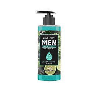 Bergamot Sage Scented Body Wash, 2Pcs Bergamot Fruit Oil and Sage Oil Mild Cleansing Shower Gel