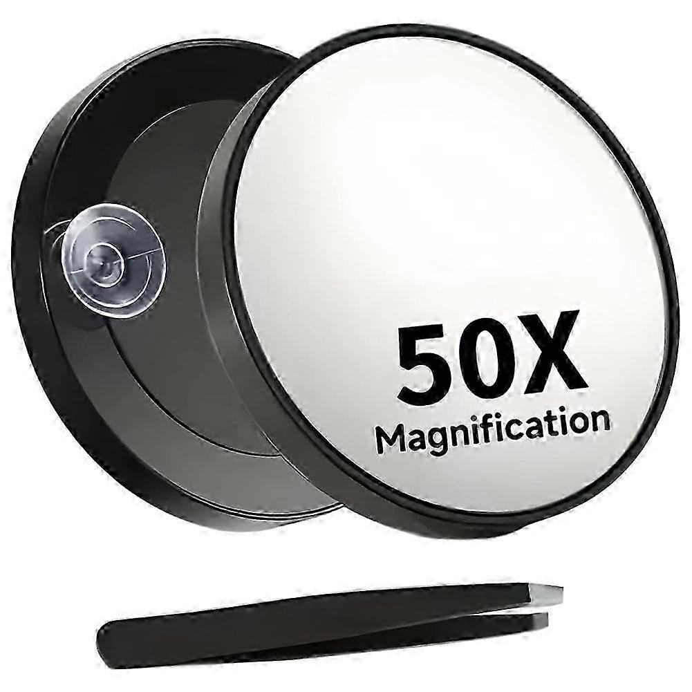 50X Magnifying Makeup Mirror with Suction Cup