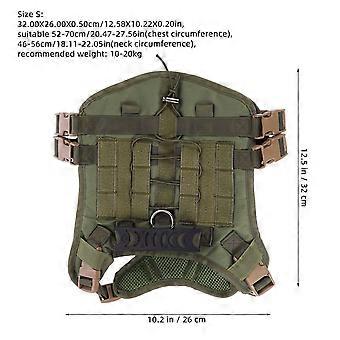 Pet Vest German Shepherd Vest for Outdoor Large Dog Harness Waistcoat