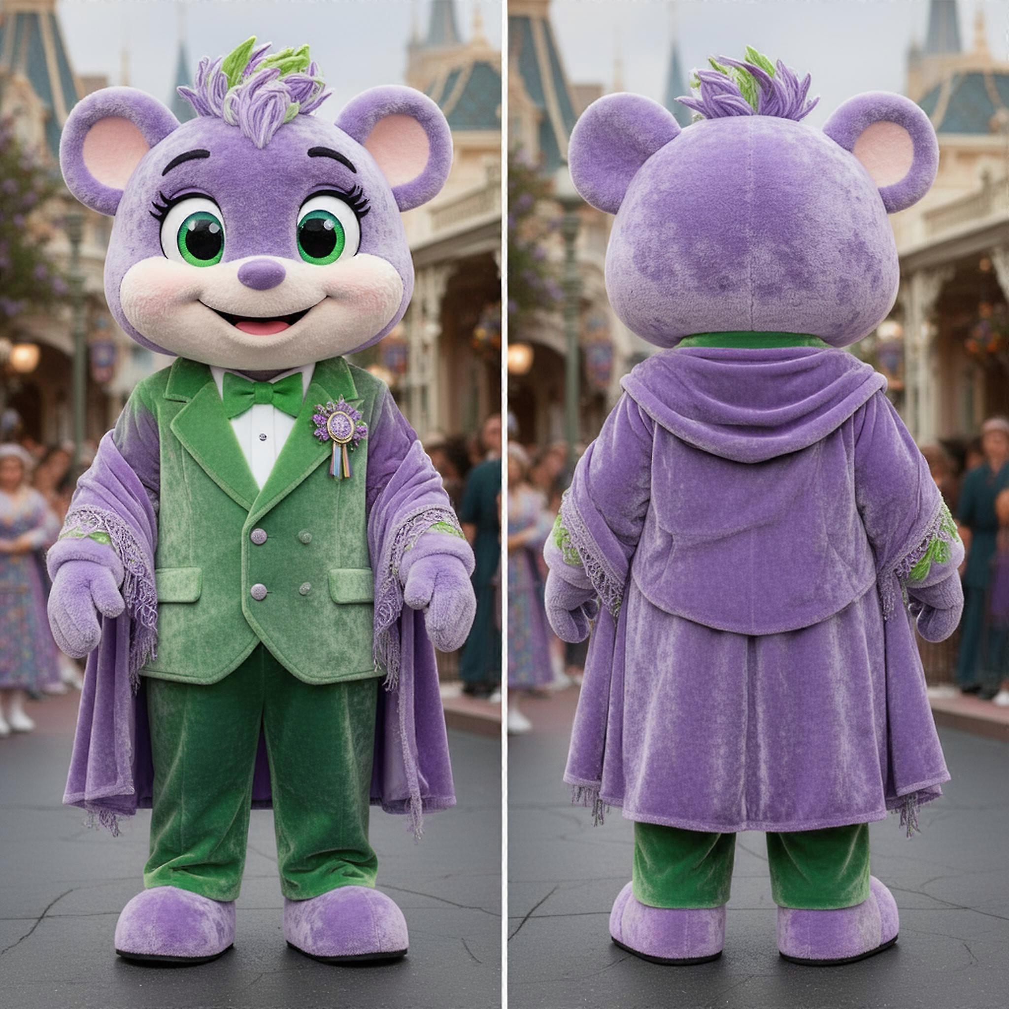 MASTICOT Lavender Plush Caesar Salad Mascot