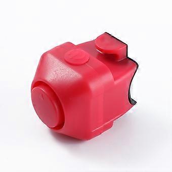Electric Bike Bell 130 DB Elastic Silicone Bike Bell Low Power Consumption Bike Rings Bell for Mountain Bike Road Bikes Red YMQX)