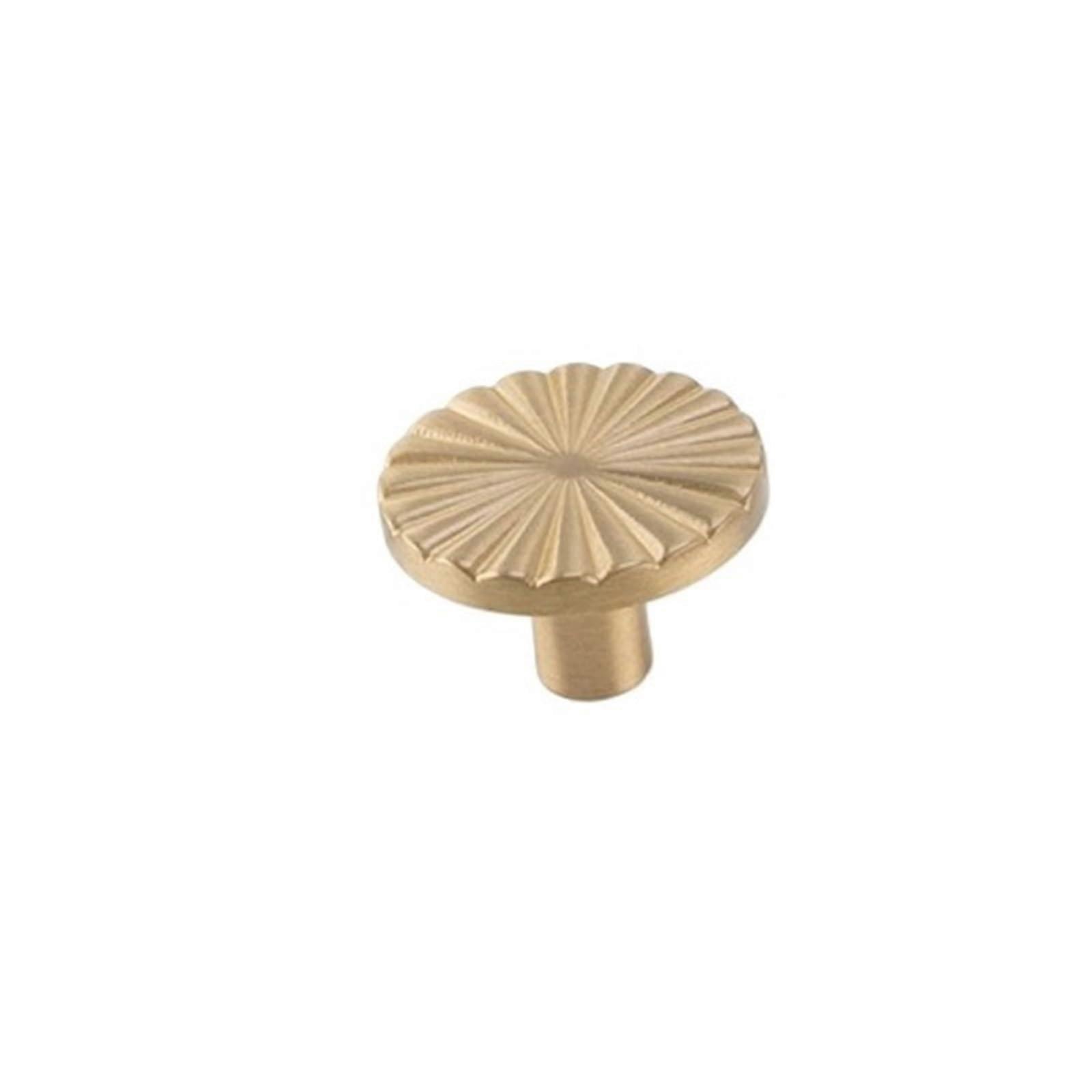 Solid Brass Cabinet Handles Gold Drawer Pulls for Kitchen Cabinets Modern Design Durable Easy Install