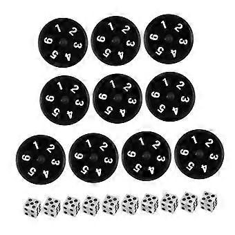 10 Piece Sensory Gyro Toys for Stage Performance, Lightweight Spinning Props with Smooth Rotation
