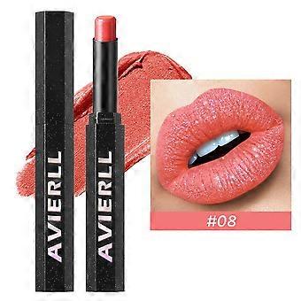 Shimmer Glitter Lipstick Set 2 Pieces, Waterproof Long Lasting Sparkling Lip Colour with Smooth Texture for Festival Party and Everyday Makeup