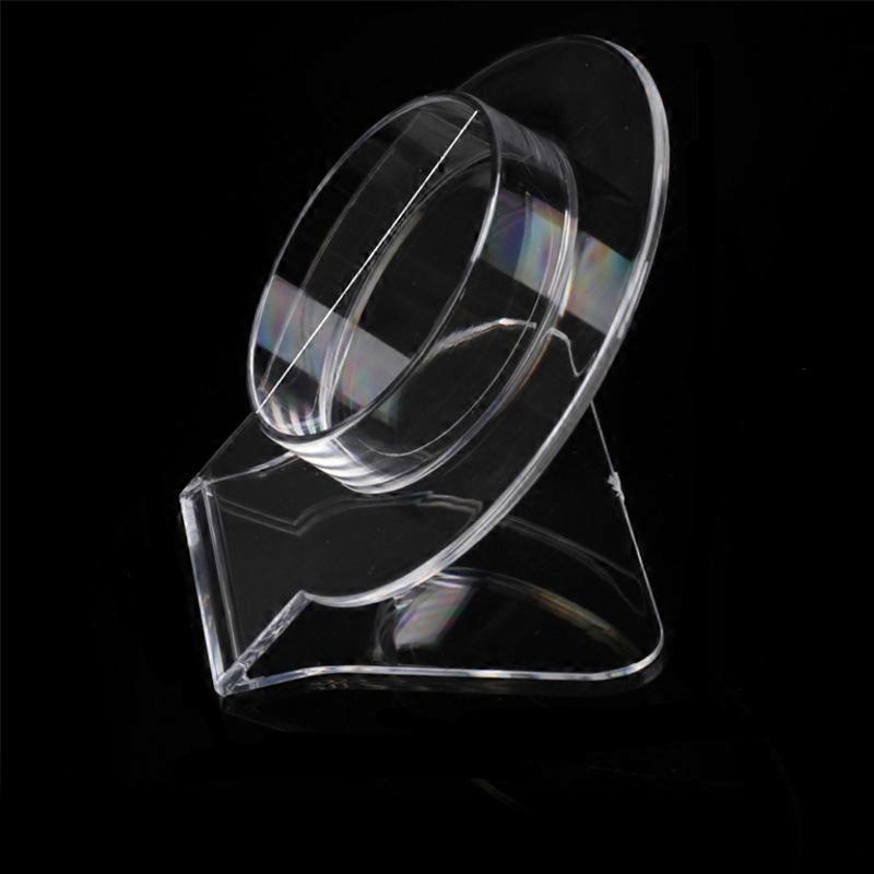 Plastic Single Bracelets Display Holder for Bracelets Storage Clear 4.5x6.3x5.4cm