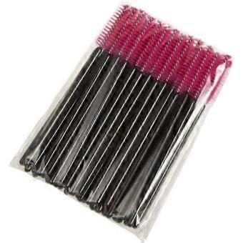 Eyelash Brush Set Rose Red Mascara Makeup Tools for Eye Application