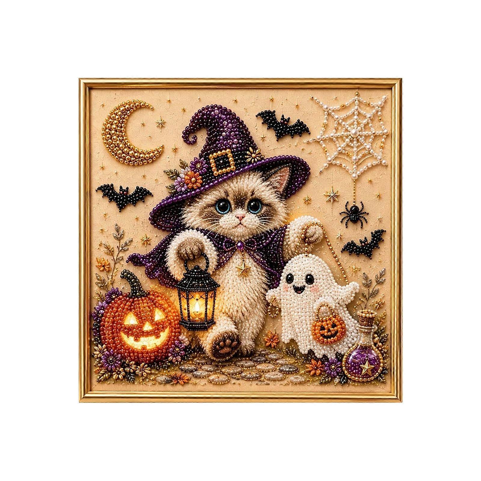Witch Ragdoll Cat Pearl Craft Kit