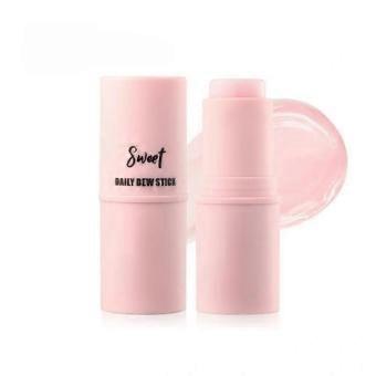 Hydrating Primer Stick, Creamy Solid Pink Makeup Base, Dual Function Moisturizer Primer, Smooth Application, Skin Smoothing, Compatible with Powders,