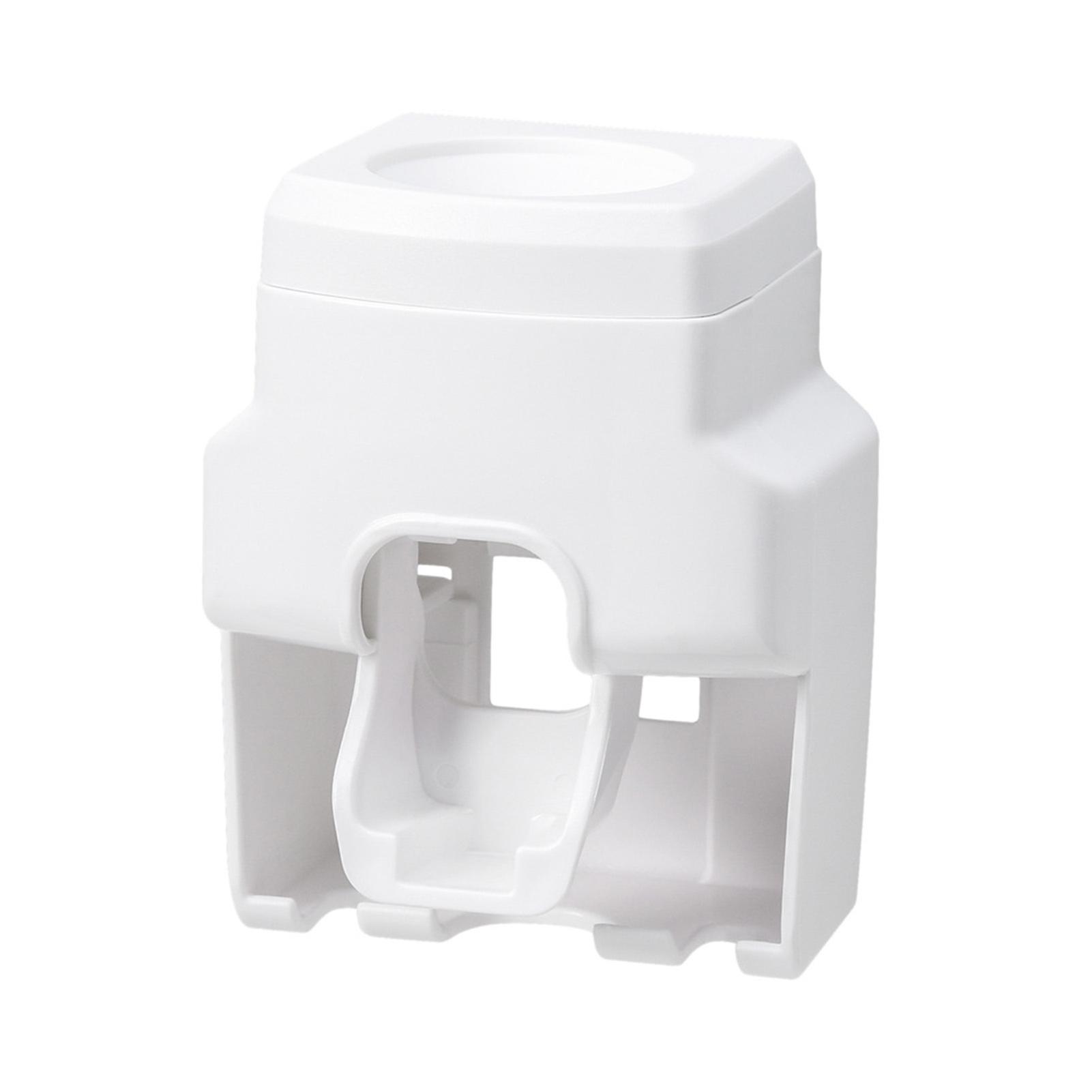 Toothbrush Holder Dustproof Wall Mounted Convenient Toothpaste Squeezer Toothpaste Dispenser