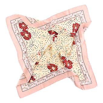 Silk Like Scarf Women's Fashion Pattern Large Square Satin Headscarf Headdress, SY-12