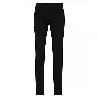 Hugo Boss Delaware3-1-20 Black 001 Slim Fit Stretch Jeans 50488773