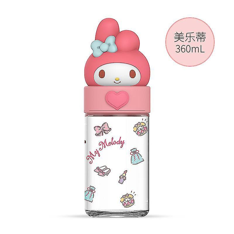 FeiKong Taza térmica Sanrio Cinnamoroll Anime Kuromi Melody de 350 ml con dibujos animados Kawaii, botella de agua deportiva para café