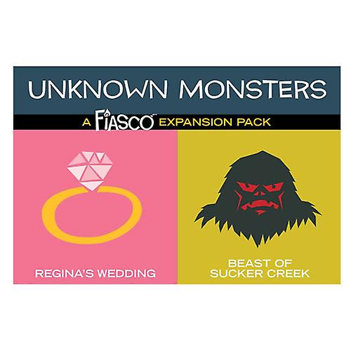 UNKNOWNMONSTERS Fiasco Highly Collectable Fun Expansion Pack Two Playset Deck