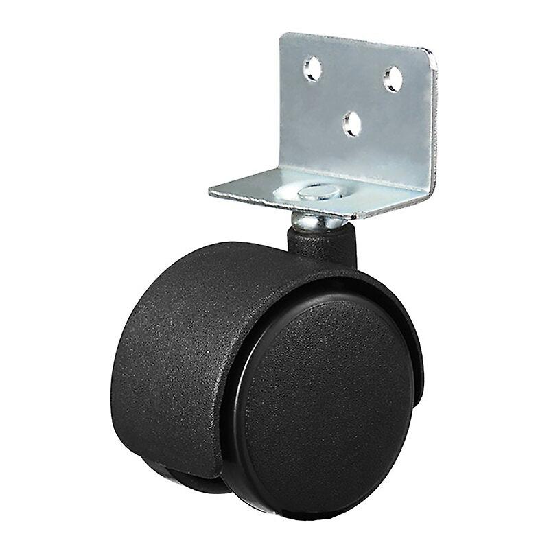 1個の小さなキャスター1 / 1.5インチユニバーサルホイールPP棚家具キャスター滑り止めサイレントホームオフィスチェアホイール