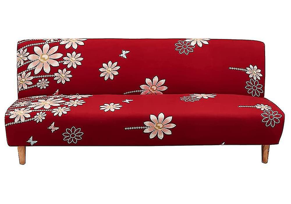 Sofa Cover Without Armrests Stretch Armless Sofa Throw 1 Seater Sofa C