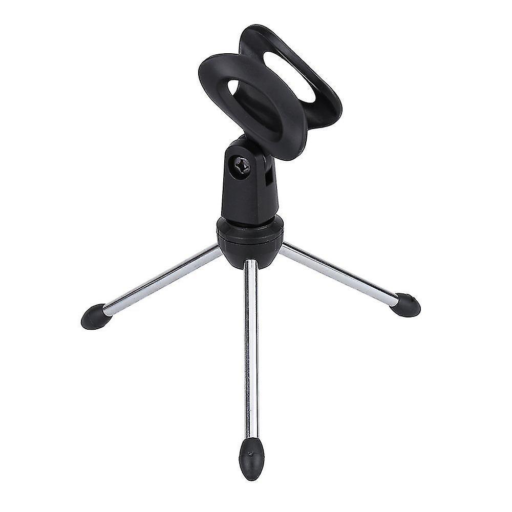 Detachable Foldable Portable Angle Adjustable Tripod Table Desktop Mic Miniphone Stand Holder Brack