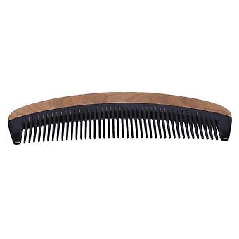 Natural Green Sandalwood Horn Comb Sandalwood Straight Hair Comb Hairdressing Tools Horns And Woode