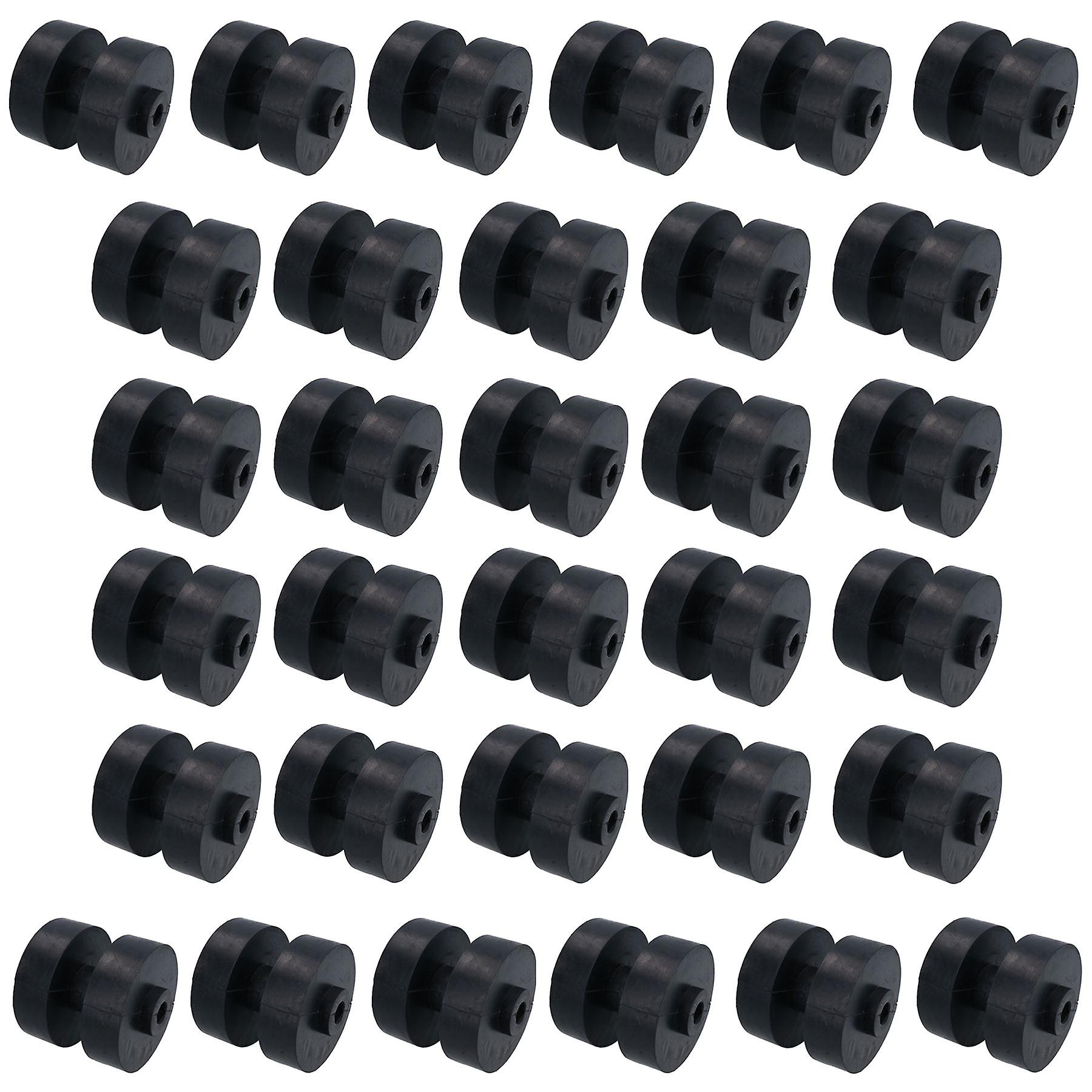 Boat / Jetski / Dinghy Trailer Double Roller Rubber 16mm Bore 32 Pack
