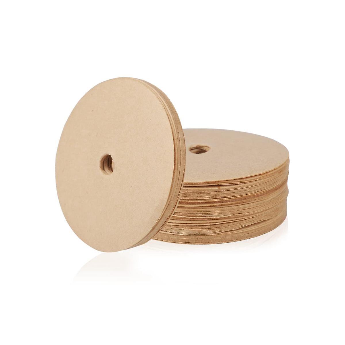 800PCS Round Coffee Filters, 3.75Inch Coffee Filters Paper Unbleached Disc Coffee Filters Espresso