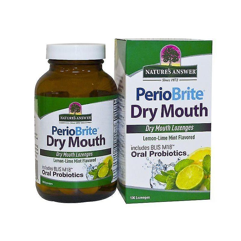 Nature's Answer PerioBrite Dry Mouth Lozenges 100 1594