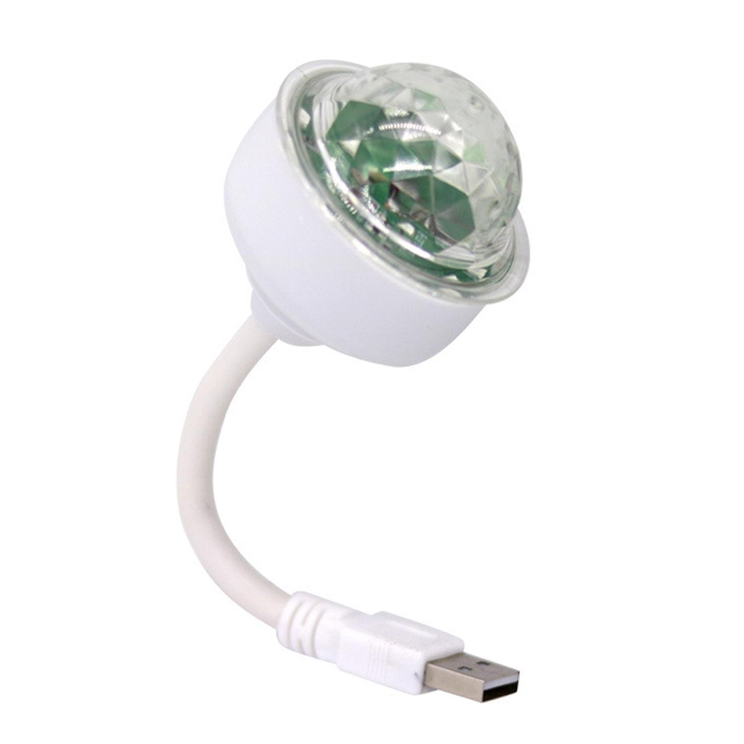 USB Disco Lamp Flexible Hose Design Multiple Lighting Modes Stunning Visual Effect High Brightness P