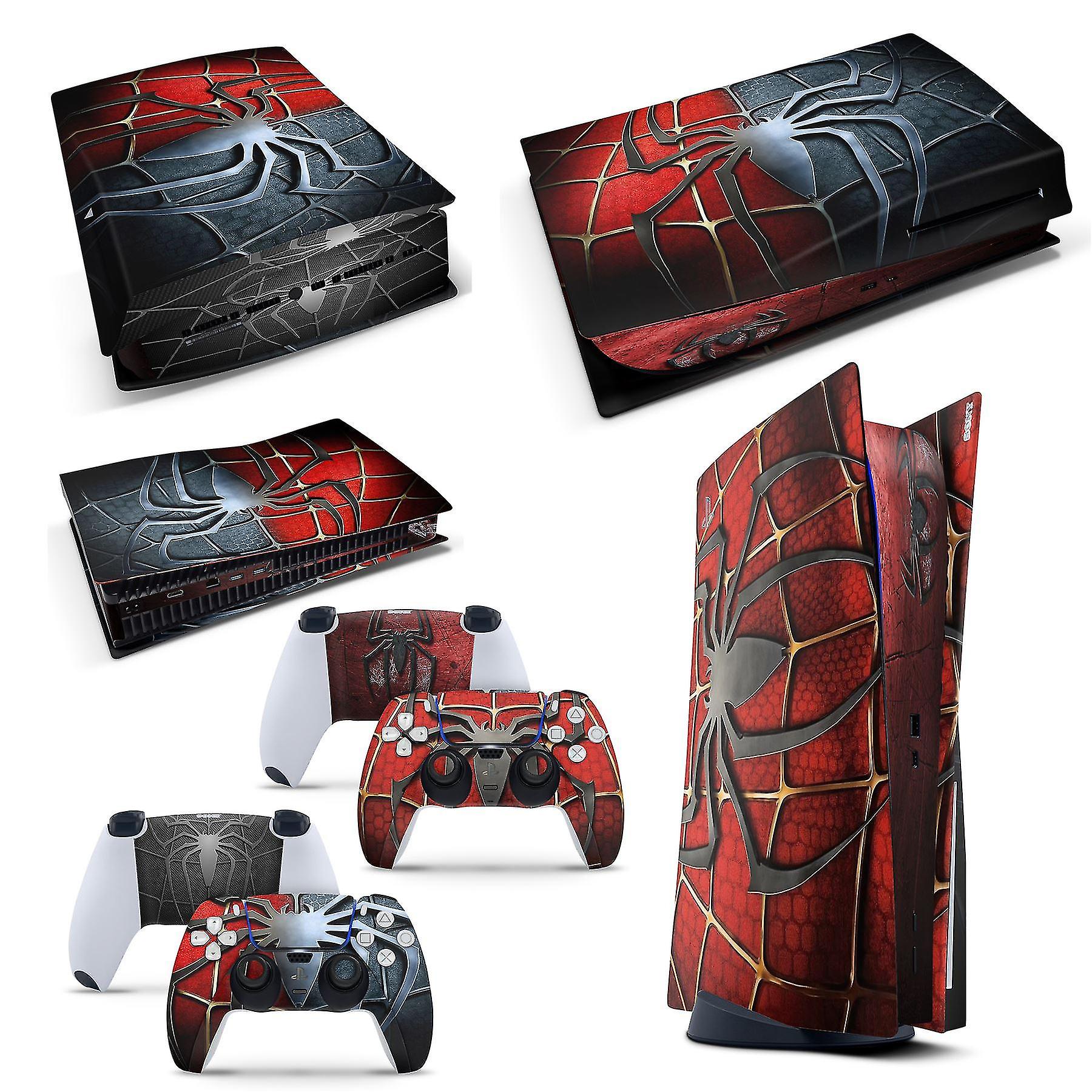 PS5 Disk Console Skin Stickers + 2 Controller Skins Set