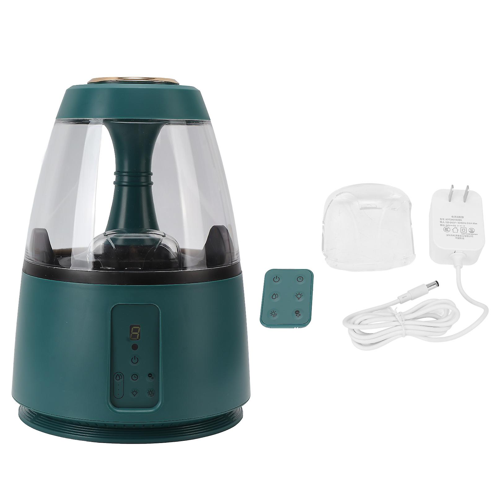 Remote-Controlled Desktop Humidifier with Air Purification, LED Mist Light, and UV Lamp for Home or Office