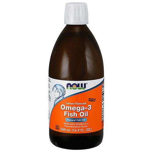Now Foods Omega-3 Fischöl Zitrone, Zitrone, 16,9 oz (4er Pack)
