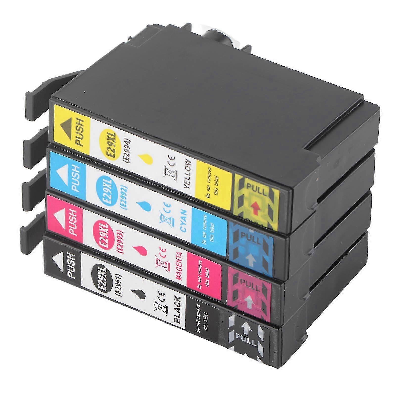 Fictory Inkjet Cartridge Fictory 4 Color Ink Cartridges Replacement, Black Cyan Magenta Yellow Inkjet Cartridge for XP 235 XP 245, Printer