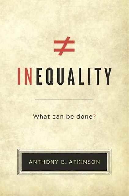 Inequality by Anthony B. Atkinson Paperback Book